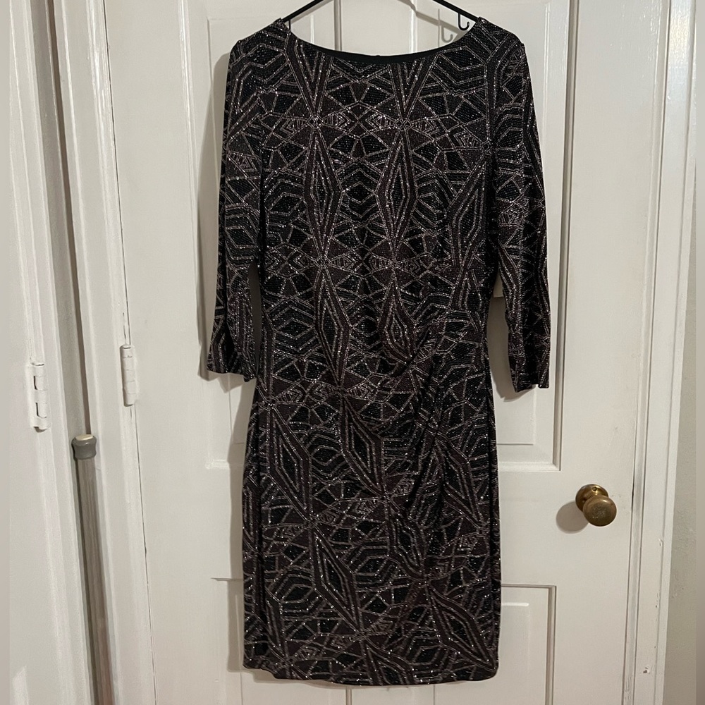 Anne Klein glitter dress US size 12/UK 16 NWT